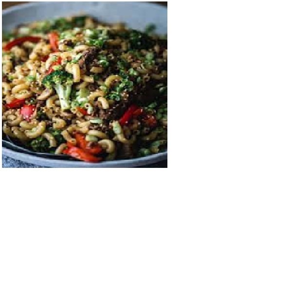 Macaroni au parfum asiatique