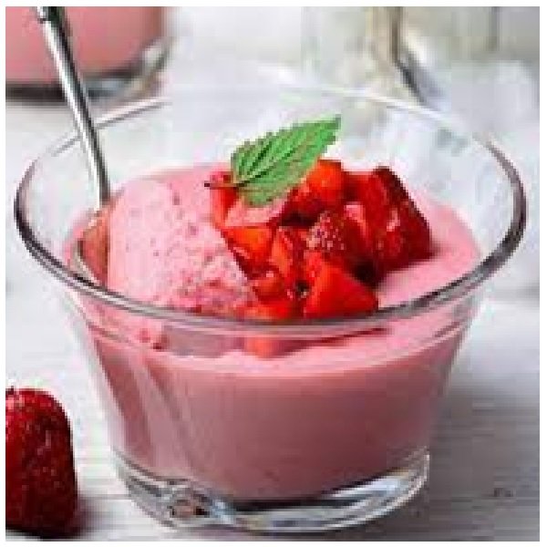 Mousse aux fraises