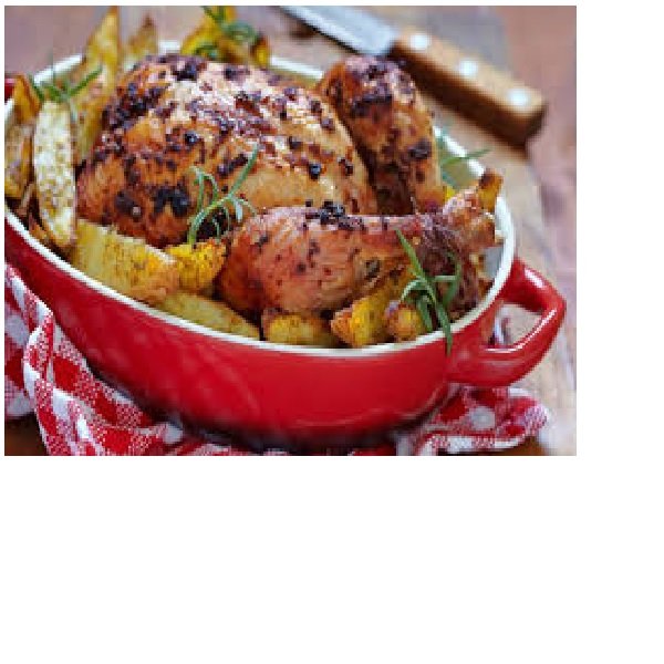 Poulet rôti aux pommes de terre et citron